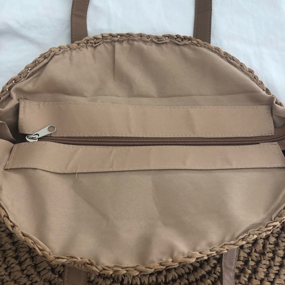 Rattan Summer Beach Shoulder Tote - Picture 3 of 6